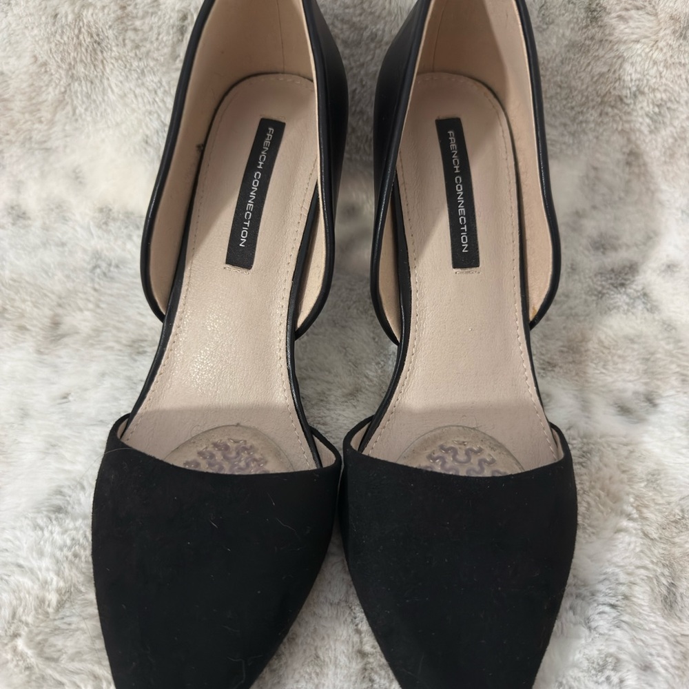 French Connection Black Heels Sleek Design
